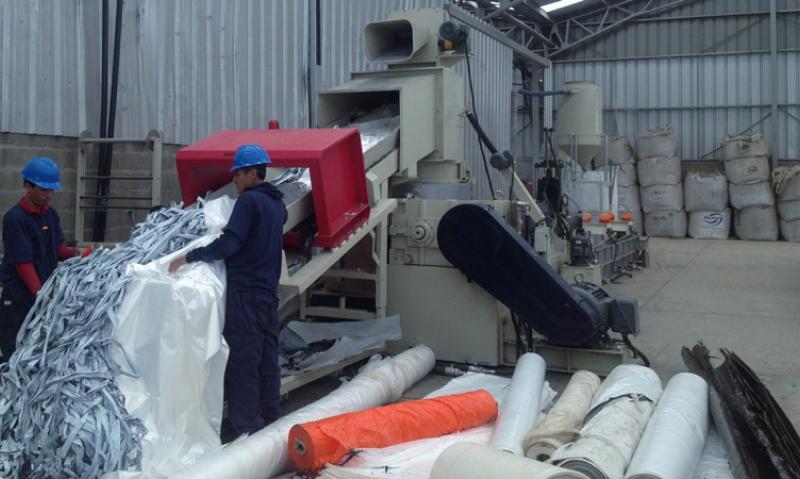Plastic Recycling Machine Operating in Chile